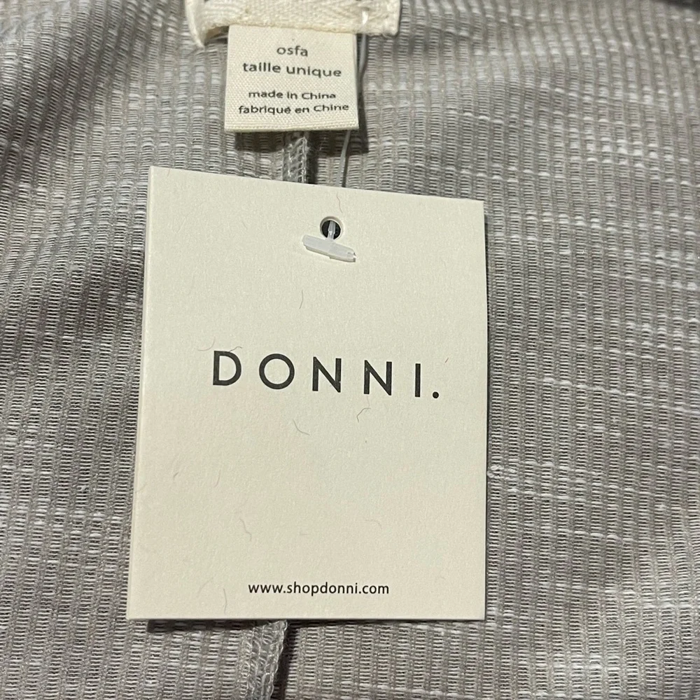 Anthropologie DONNI Sandwash Open Front Ribbed Cardigan NWT